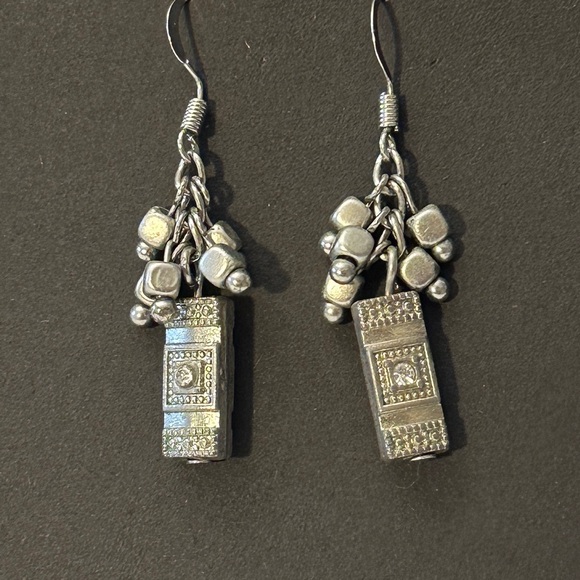 Necklace with Three Strands and Matching Earrings- Christopher & Banks - Picture 2 of 2